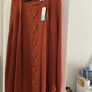 XXL Pinque Jamelya Back Detail Cardigan